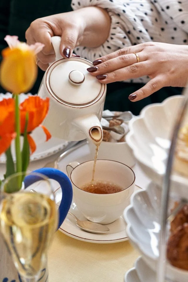 French Restaurant Mayfair London Afternoon Tea Service British Classics